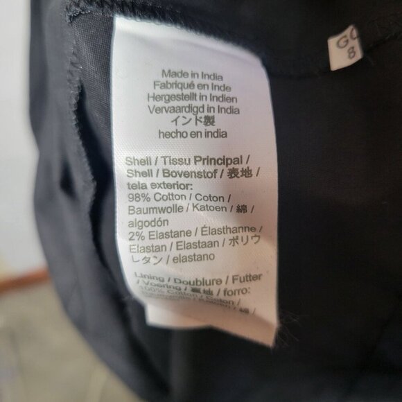 J.Crew Black Classic One-Shoulder Cotton Pleated Skirt Midi Dress Size 2P - Picture 5 of 14